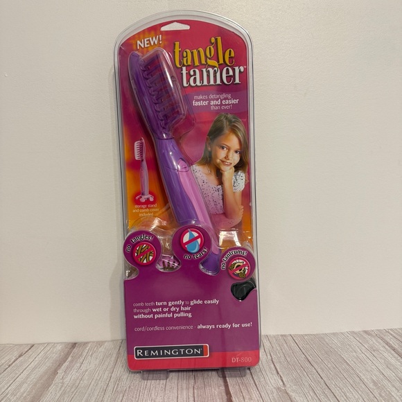 Remington DT800 Tangle Tamer Electric Detangling Comb Wet/Dry Brush Cordless NEW - Picture 1 of 12